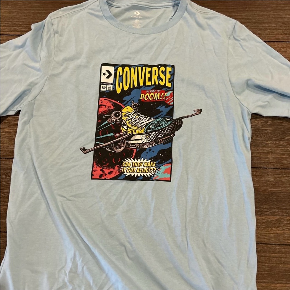 Converse Sky Blue Comic Graphic Tee